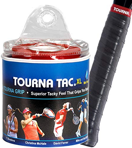 Tourna Tac Overgrip Pack of 30 (Black, X-Large)
