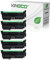 Kineco 5 Toner kompatibel mit HP Laserjet Enterprise 500 M 575 C F 570 DN N XH Pro 500 Color MFP M 570 DN DW Color Flow MFP M 575 C CE400X CE401A CE402A CE403A Schwarz je 11.000 Color je 5.500 Seiten