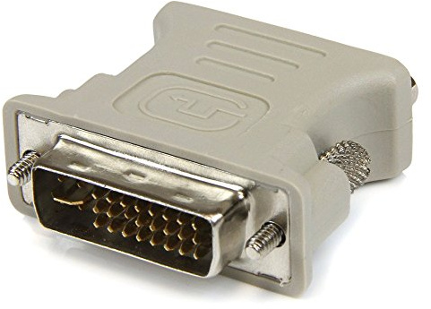Adaptare VGA-kontakt hona (24 + 1 stift hane/15-stifts hona) grå