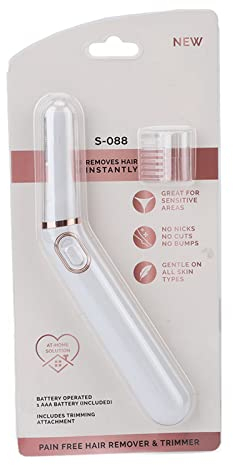 Bikini-Rasierer, Elektrischer Bikini-Rasierer mit LED-Licht, Trockener Gebrauch, Tragbarer Bikini-Trimmer, Haarentferner für Frauen, Persönlicher Groomer für die Intime Damenrasur