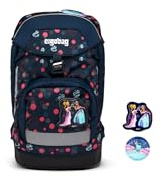 ergobag prime zaino scolastico elementare per bambini, idrorepellente, ergonomico, 20 litro, 1100g WinterwonBearland - Lilla
