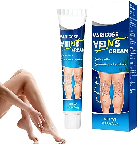 Crema Vene Varicose, Veins Cream, Idratante Per Vene Varicose, Varicose Vein Crème, Crema Per Vene, Crema Per La Cura Delle Gambe, Riduce Le Vene Varicose, 20g