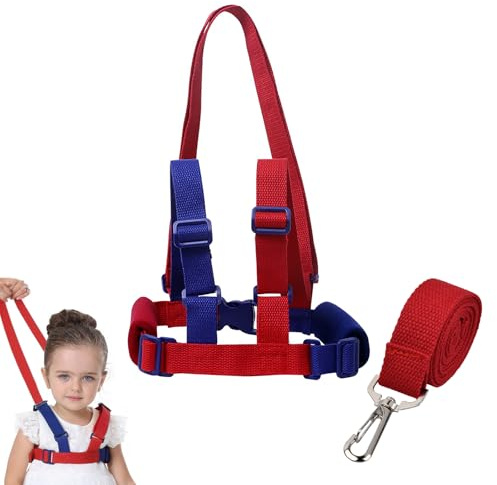 Baby Safety Harness and Leash, Adjustable Hand-Held Childs Safety Harness for Boys and Girls, Anti-Lost Brand Wrist Reins