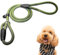 Slip Rope Dog Lead | 1m, One-Size-Fits-All, No Collar or Harness Needed | Durable & Weather Resistant Climbers Rope with Reflective Stitching (Green)
