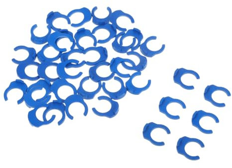 HEATSHAKING 50piezas Clips De Rápida Para Filtros De Agua Clips Tubería Prácticos y Robustos Para Accesorio De Plástico