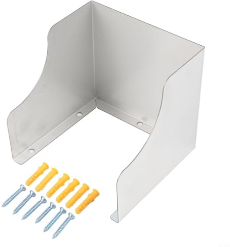 Caswynlife Timbre de puerta impermeable de acero inoxidable y cubierta de interruptor para exteriores, protección contra la lluvia y el polvo, se adapta a varias placas de pared y enchufes, resistente