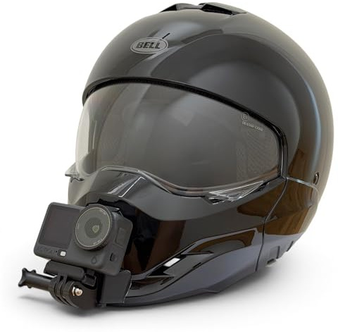 Action Cam Chin Mount motorcykelhjälmar (Set, Bell Broozer 06)