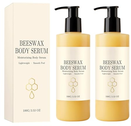 Beeswax Body Serum, Moisturizing Body Oil for After Shower, Hydrating Oil for Neck, Upper Arms, Thighs