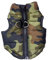 ROSENICE Hundeweste, Hundegeschirr, Jacke, Baumwolle, gepolstert, Größe S (Camouflage)