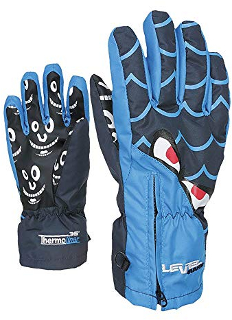 Level Lucky Handschuhe, Kinder, Marineblau, III