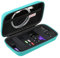 BOVKE Hard Case for Roku Voice Remote Controller, Roku Streaming Stick+ / 4K, Extra Mesh Pocket for Adapters, Cables, Turquoise