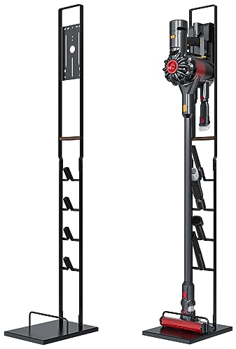 FAOKZE Ständer Kompatibel für Dyson V6,V7,V8,V10,V11,DC30,DC31,DC34,DC35, Organizer Standfuß Halterung Rahmen, Ständer Universal für Akkusauger/Handstaubsauger, Vacuum Cleaner Stand, Zubehör Halterung