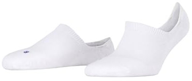 FALKE Women's Cool Kick Invisible W In Soft Breathable Quick Drying No-Show Plain 1 Pair Liner Socks, White 2000, 4-5