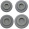 DHER 4-teiliges bead board Perlenbrett Platte Perlen Beflockt Perlen Board Perlendesign Kreisarmband Designplatte Armband Perlen bequemes einfaches Diy-Werkzeug Messwerkzeug Größenskala Design Board