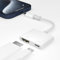 USB C zu HDMI Adapter für iPhone 15, Typ C zu 4K HDMI Adapter mit 100W PD, USB C auf HDMI Adapter Thunderbolt 3 kompatibel mit iPhone 15Pro,MacBook,iPad Pro/Air,Pixelbook, Galaxy S30, XPS,Surface Pro