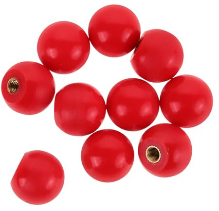 Alipis 10 Piezas Manillares Redondos de Mano con Núcleo de Cobre Mango Revolvente Termoestable de Plástico para Máquina de Fresado Mango Metálico Resistente para Equipos Industriales y