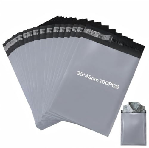 KOMABLEN 100 Pièces Enveloppe Plastique Expedition 35x45cm