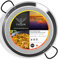 La valenciana Poêle à paella en acier poli 42 cm
