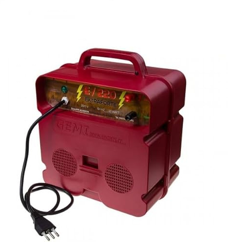 Gemi Elettronica Elettrificatore Professionale 220V 8J per Recinti Elettrici