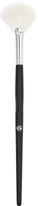 ENERGY Highlighter Fan Brush, Blending Highlighter Brush, Wool Bristles, Wood Handle, M406