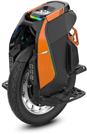 Kingsong KS-S19 Monociclo Eléctrico, Adulto,Negro, Motor 3500W, Autonomía hasta 150km, Limitado a 25km/h, Neumático Hinchable 18, Altavoz y Bluetooth