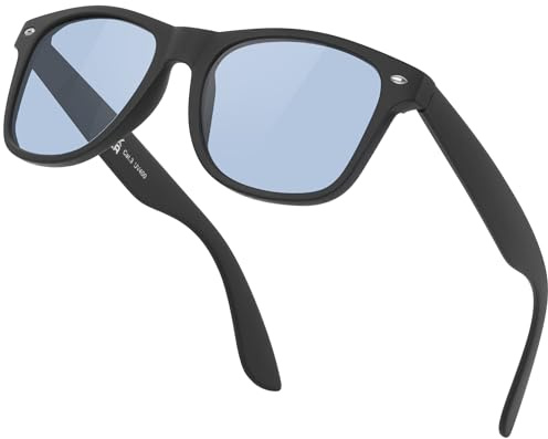Opssaker Gafas de Sol Hombre Polarizadas Clásicas Gafas de Sol Cuadradas para Hombre y Mujer Conducir Correr Protección UV400