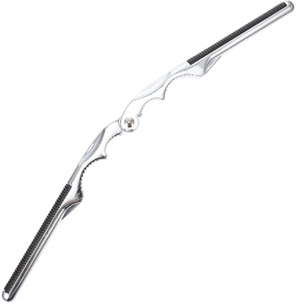 Angoily Alicates de Presión para Nueces y Mariscos de Acero Inoxidable Pinzas Duraderas para Abrir Cáscaras Duras Herramienta Portátil para Langosta Cangrejo y Nueces Diseño Ergonómico