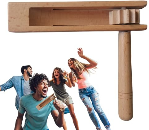 Matraca Toy - Wooden Ratchet | Rattle, Noise Generator, Musical Brilliance, Enhanced Durability, Portability Perfected, Excellent Strength, Broad Applications, Add A Touch of