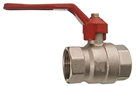 Cornat Kugelhahn 3/4 Zoll IG mit Hebelgriff - Messing vernickelt - Hohe Dichtigkeit - Korrosionsbeständig - Einfache Installation / Absperrventil / Absperrhahn / Wasserhahn Garten / T571442