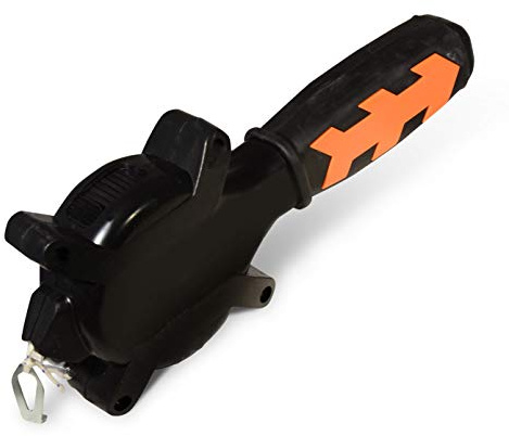 EDMA - Cross Line 30 M - Schlagschnur mit 2-K Griff - Schlagschnurgerät mit Ergonomischem Griff - Robuste Schnur mit Filter - 060855 - Hochwertiges Werkzeug für Profis und Heimwerker