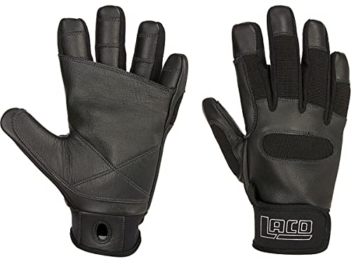 LACD Unisex – Erwachsene Gloves Ultimate Size M Kletterhandschuhe, Black, M