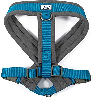 Ancol Viva Padded Harness, Blue, M, 41-53 cm