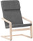 vidaXL Relaxsessel Polstersessel Polsterstuhl Relaxstuhl Sessel Stuhl Loungesessel Wohnzimmersessel Ruhesessel Fernsehsessel Dunkelgrau Stoff