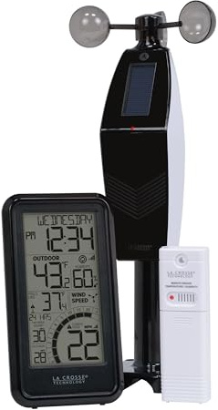La Crosse Technology 327-1418BW Monochromatic Digital Wind Speed Station