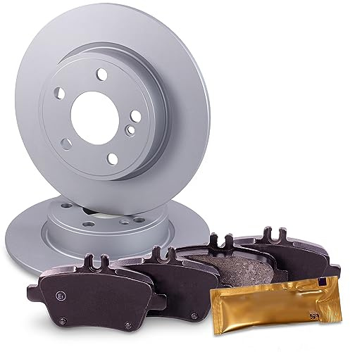 BESTPRICE BESTPRICE Kit freni asse posteriore incl. dischi freno Ø 276 mm pieni + pastiglie freno posteriori Compatibile con MERCEDES-BENZ Classe A (W176), Classe B Sports Tourer (W246, W242)
