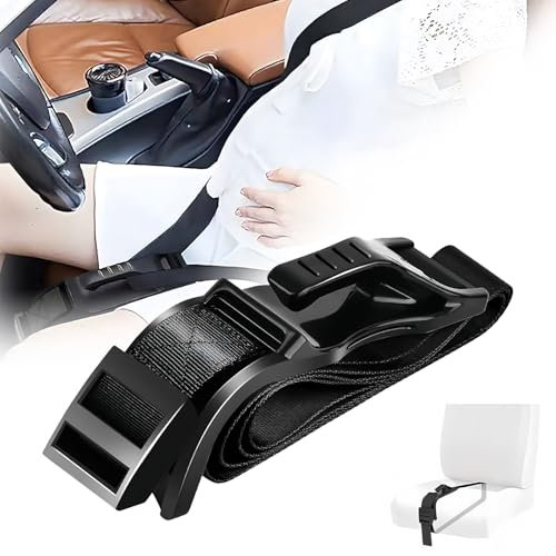 YALiya Ceinture Grossesse Femme Enceinte, Universelle Régulateur Empêche Pincement l'Abdomen, Réglable Confort et Sécurité Pendant Maternité, Protection Ventre Accessoire Indispensable Mamans