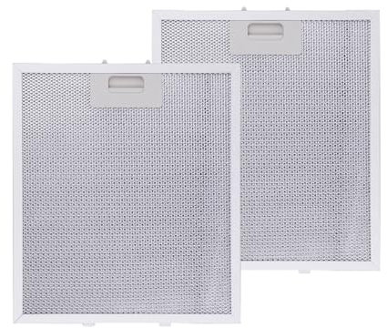Vxcbad Dunstabzugshaube Fettfilter, 5-Schicht Metallsieb, 26 x 32 x 0,9 cm, 2 Stück (2)
