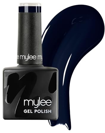 Mylee Gel Nail Polish 8ml [Moonlight shadow] - UV/LED Soak-Off Nail Art Manicure Pedicure for Professional, Salon & Home Use [Autumn/Winter Range] - Long Lasting & Easy to Apply