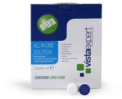 Soluzione Unica per lenti a contatto - Confezioni Scorta 3 flaconi x 550 ml