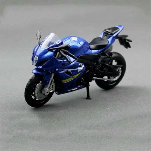 Leksaksmotorcykel Diecast-För modell 1:18 Samlingspresent till För Suzuki GSX-R1000 GSXR1000 GSX R1000(Blå)
