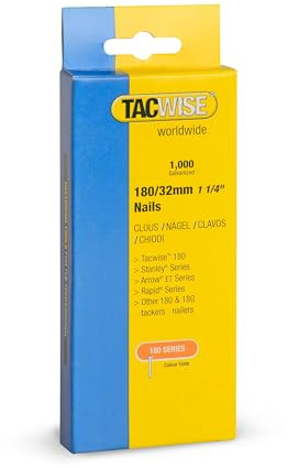 Tacwise 0363 Chiodi Brad Galvanizzati Tipo 18G / 32 mm, Confezione da 1000