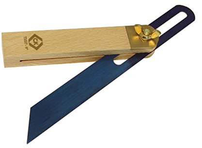 C.K T3537 09 Falsa squadra scorrevole in faggio 225 mm