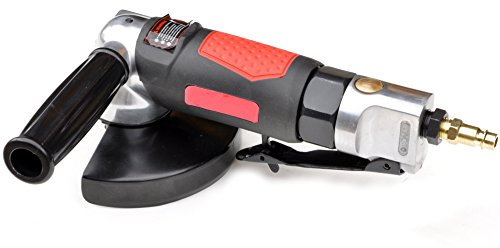 Pro-Lift-Montagetechnik 125mm Winkelschleifer Druckluftwinkelschleifer 5, Gummigriff rot/schwarz, J, 00296
