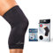 Von Ärzten Entworfen, Kniebandage Damen/Herren, Kniestütze mit Kupfer für Linderung bei Arthritis, Sehnenscheidenentzündung, Verletzungen, Stützende Kniebandagen für Arthrose, Schwarz, 2XL