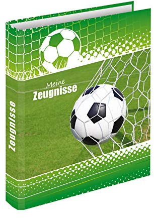 Zeugnismappe / Zeugnisringbuch / Fußball + 10 Hüllen
