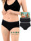 BeMee Nighttime Hipster aus Bio-Baumwolle, Perioden-Slip, Menstruations-Unterwäsche, auslaufsicher bei starker Blutung für Teenager, schwarz, Größe XS, Doppelpack