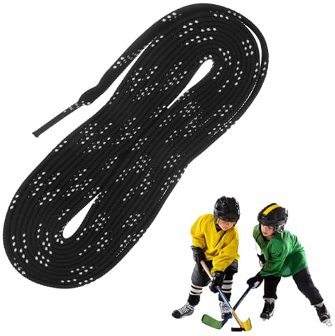 Cordones De Hockey sobre Hielo,Cordones Planos Encerados,Cordones Encerados,Cordón De Skate Encerado,Agujetas enceradas,Cordones de hockey en línea,cordones encerados para patinaje sobre hielo,Negro