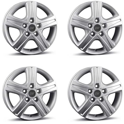 4x Borbet Felgen CWD 7.0x17 ET46 5x108 crystal silver kompatibel mit Toyota Crosscamp Proace