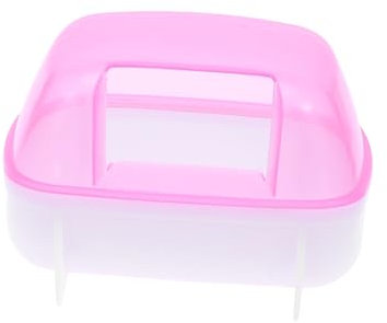 BUGUUYO 500g Hamster-sandbadezimmer Mit Behälter Für Kleine Haustiere Chinchilla-sandbadehaus Inklusive Badesand Geeignet Für Hamster Und Chinchillas