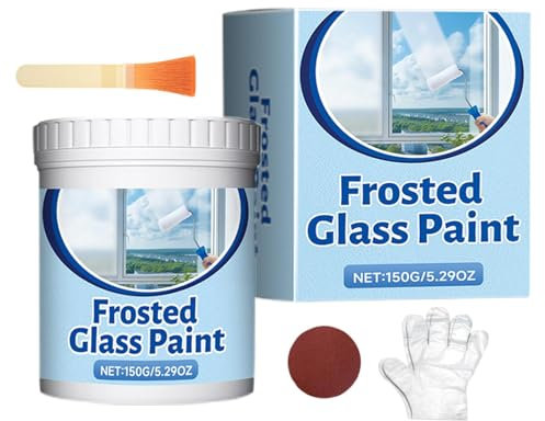 Frosted Glass Paint,Frosted Window Film Paint,Frosted Glass Window Spray,Window Frosting Film Paint | Door Window Shading Frosted Glass Paint | Water-Based Paint For Window